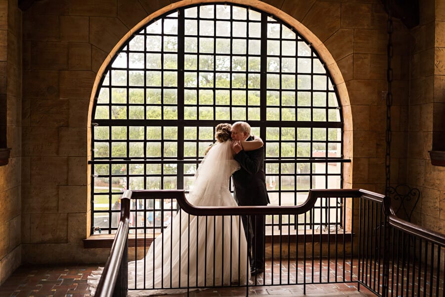 Treasury on the Plaza First Look Photos | St Augustine Wedding Photos