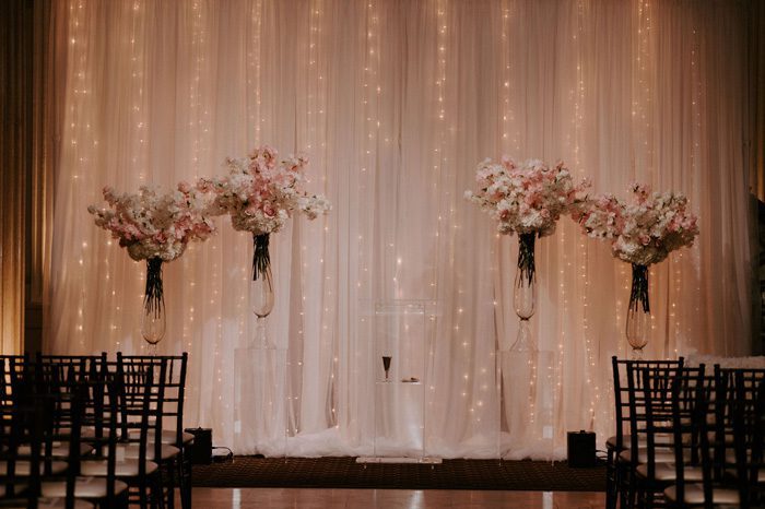 Glam Wedding with a Rock and Roll Surprise at The Treasury | Cristal + Steven