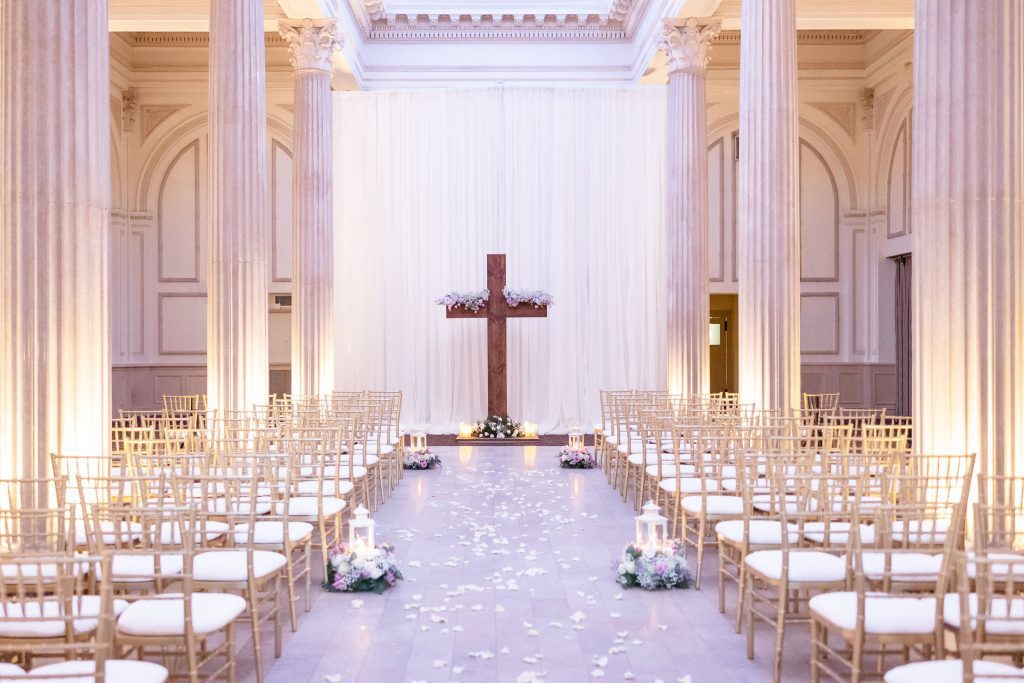 wedding ceremony design for St. Augustine, Florida wedding