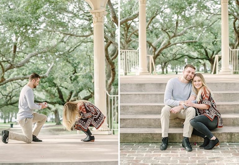 Marriage Proposal Planning Guide | St. Augustine proposal in the historic district gazebo