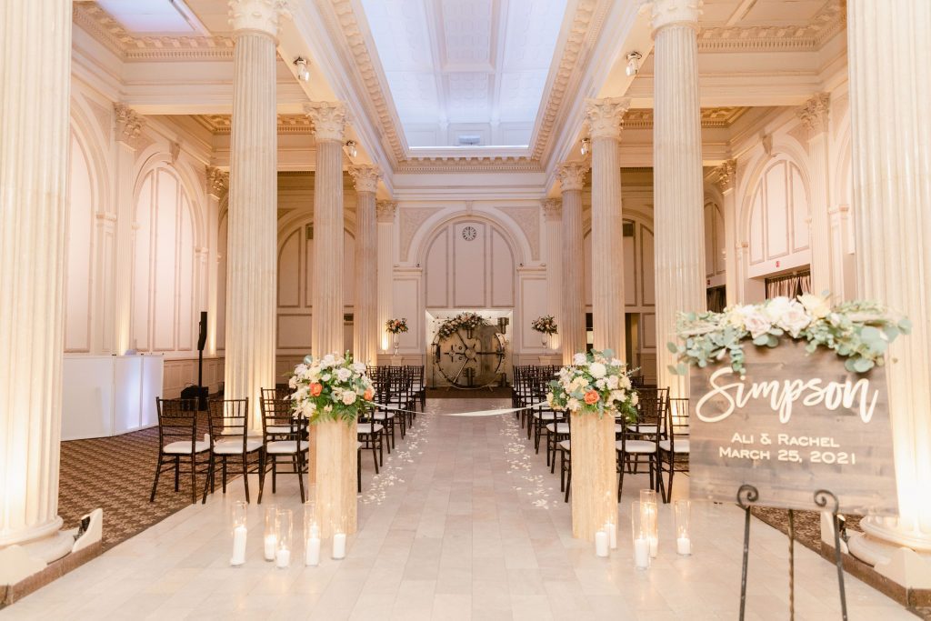 wedding ceremony design for St. Augustine, Florida wedding