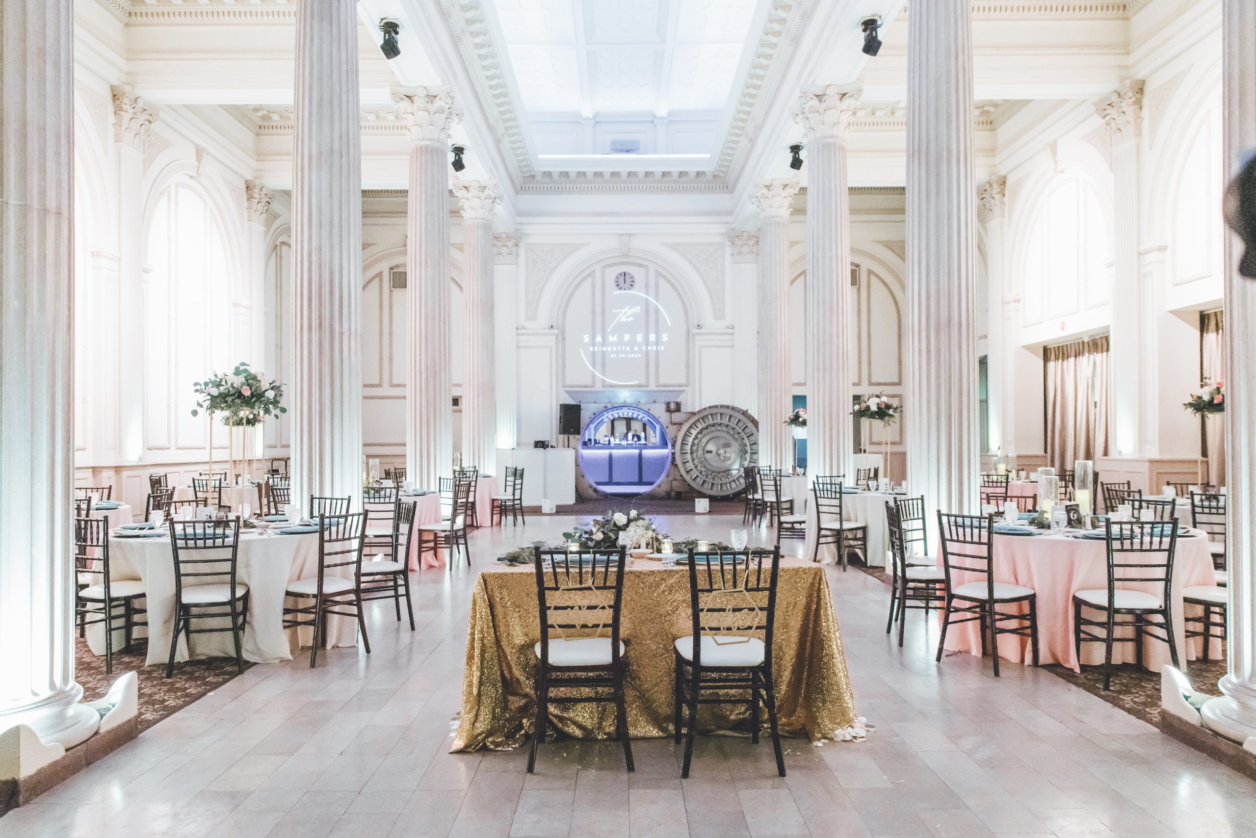 treasury on the plaza reception hall