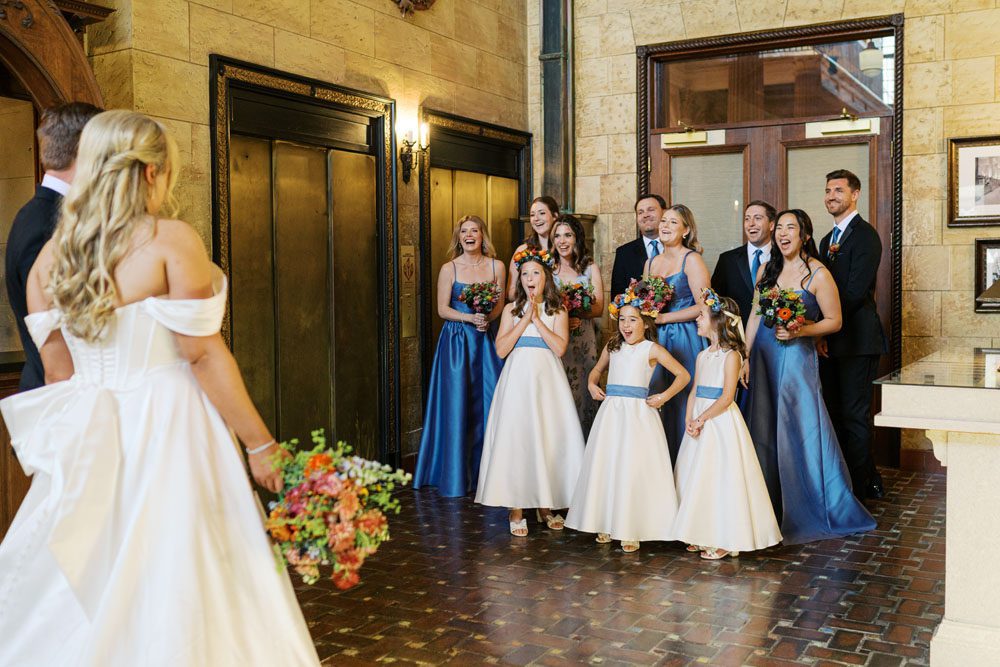 Bridesmaids first look
