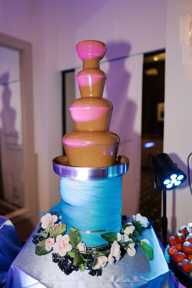 venetian hour details chocolate fountain