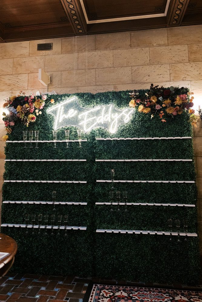 Champagne wall
