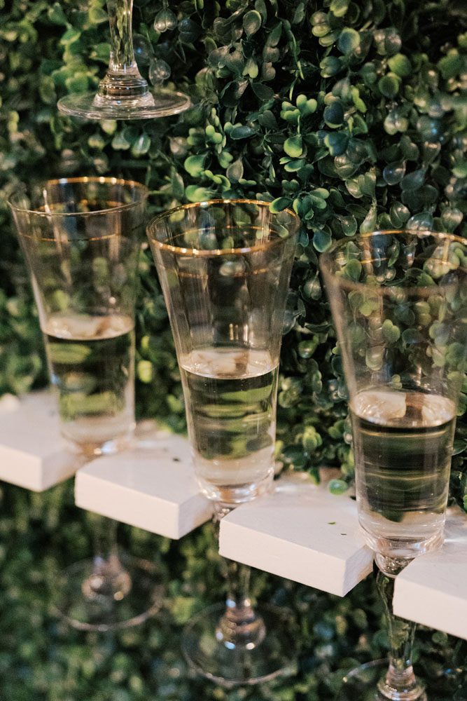 Champagne wall
