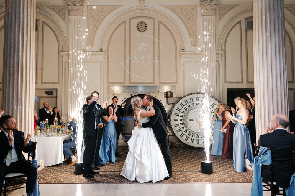 Couples entrance into reception