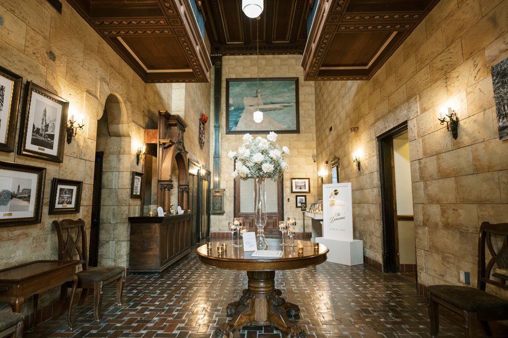 Grand Foyer entrance at The Treasury on the Plaza wedding venue.