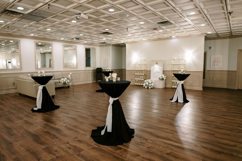 Exchange Gallery event space at The Treasury on the Plaza, a historic St. Augustine wedding venue.
